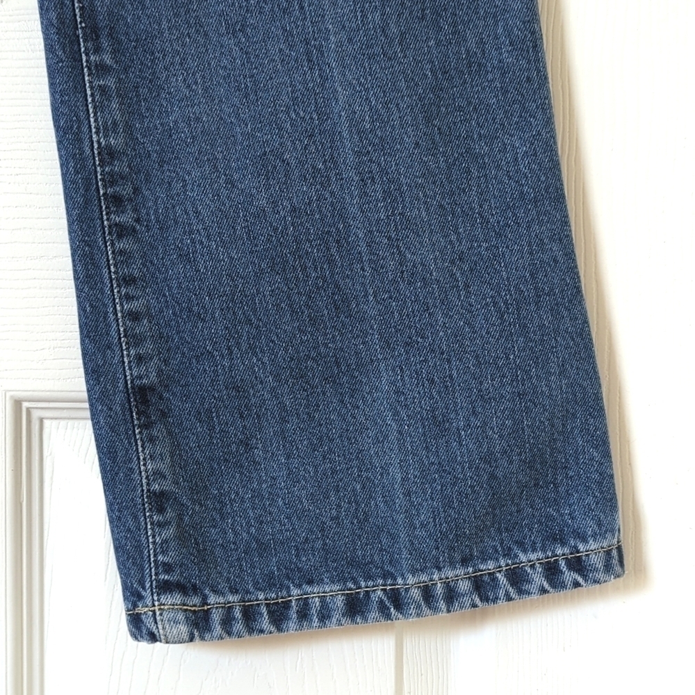 Tommy Hilfiger 2001 Y2K Vintage Medium Wash High Waisted Straight Leg Jeans 9/32 - Picture 16 of 16